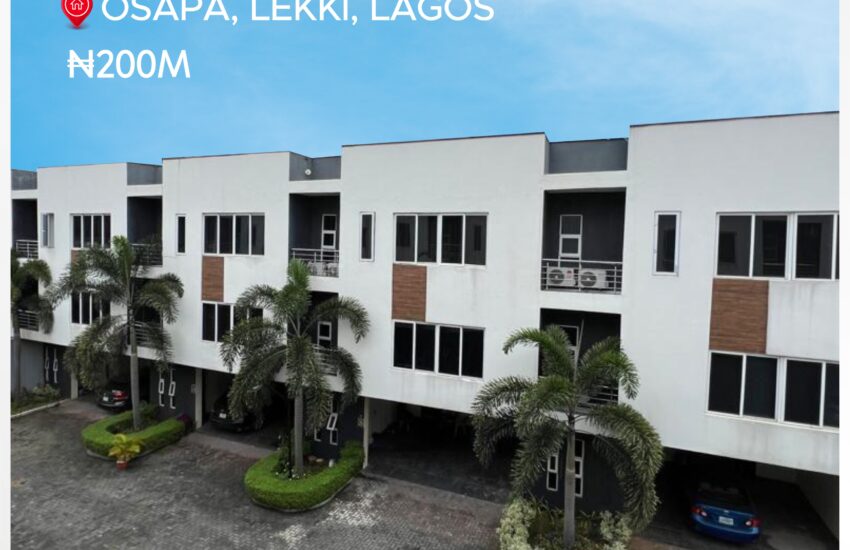 3bedroom duplex for sale